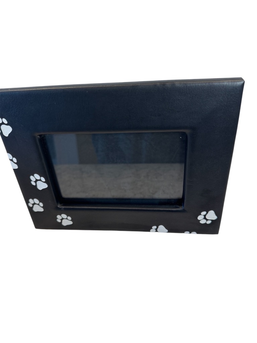 SICURA ITALIAN DESIGNS DOG PAWS PHOTO FRAME BLACK 6" x 4"